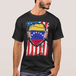 Camiseta Bandera de Venezuela Patriota Estadounidense Venez