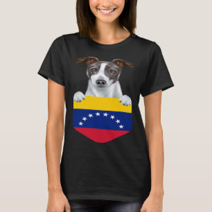 Camiseta Bandera De Venezuela Perro De Gris Italiano En Bol