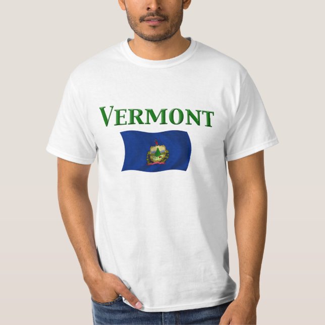 Camiseta Bandera de Vermont (Anverso)