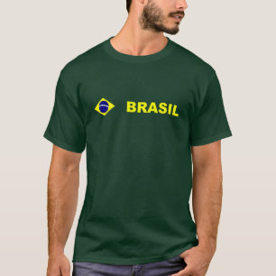 Camiseta Bandera de vestir de Brasil