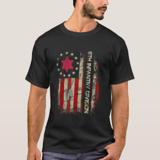 Camiseta Bandera de veterano de la 6ª División de Infanterí
