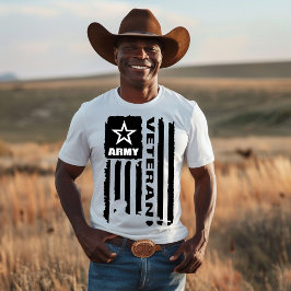 Camiseta Bandera de Veteranos del Ejército de Estados Unido