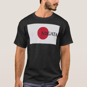 Camiseta Bandera de viaje de Asia de Niigata Japón