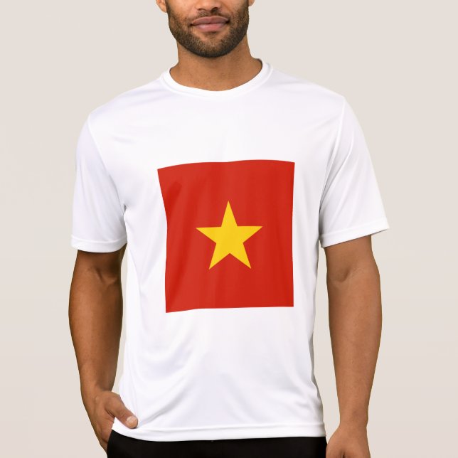 Camiseta Bandera de Vietnam (Anverso)