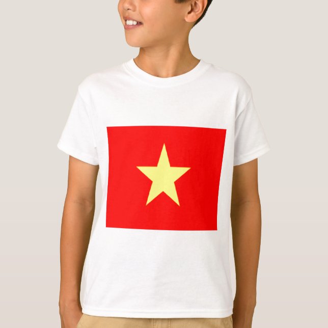 Camiseta bandera de vietnam (Anverso)