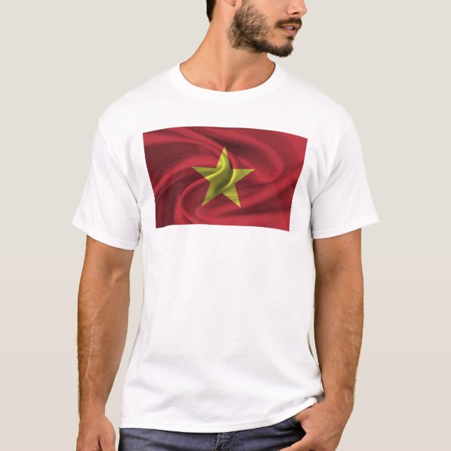 Camiseta Bandera De Vietnam (Anverso)