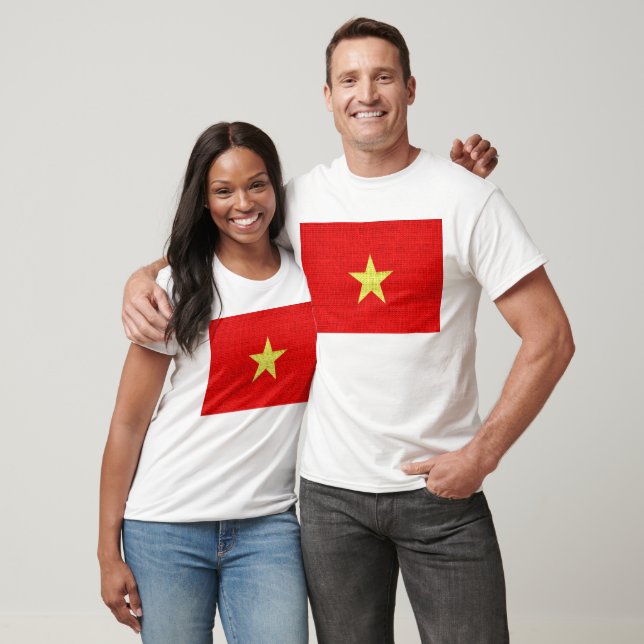 Camiseta Bandera de Vietnam (Unisexo)