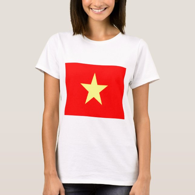 Camiseta bandera de vietnam (Anverso)
