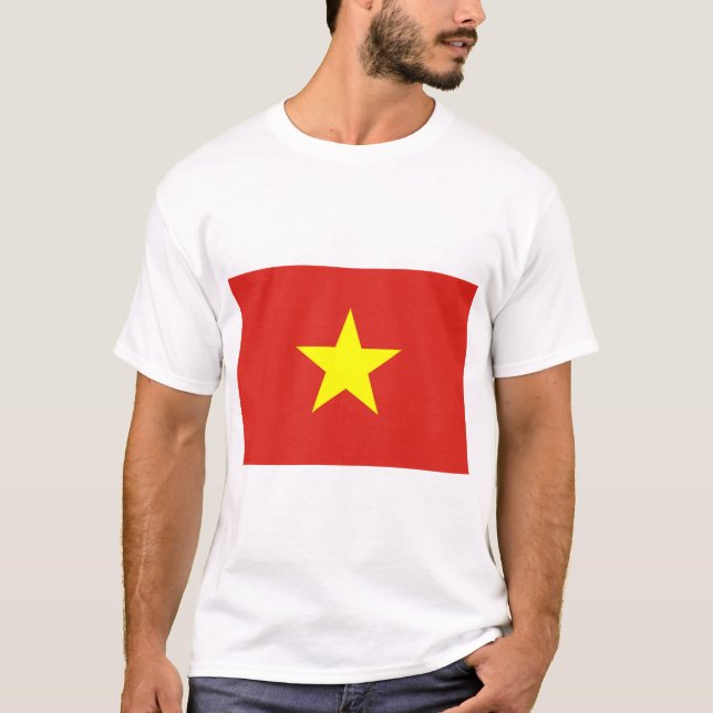 Camiseta Bandera de Vietnam (Anverso)