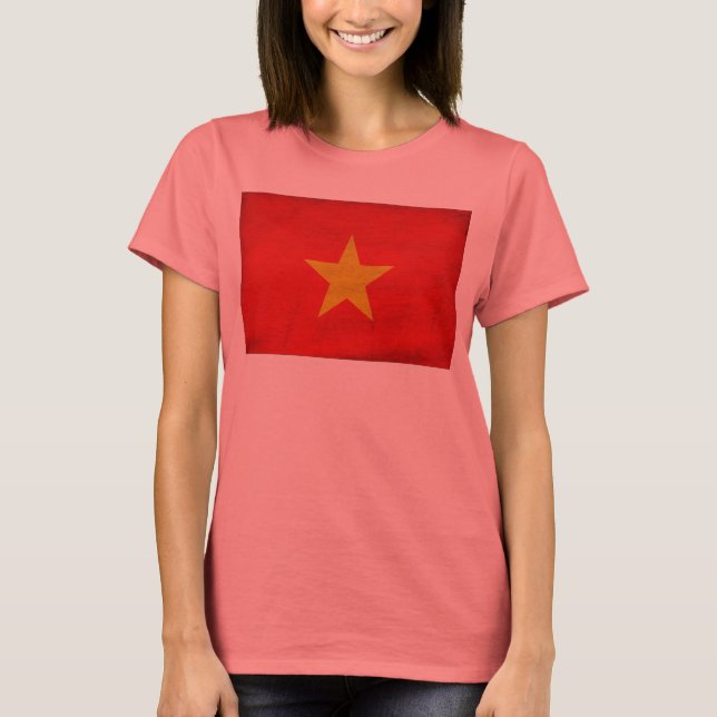 Camiseta Bandera de Vietnam (Anverso)