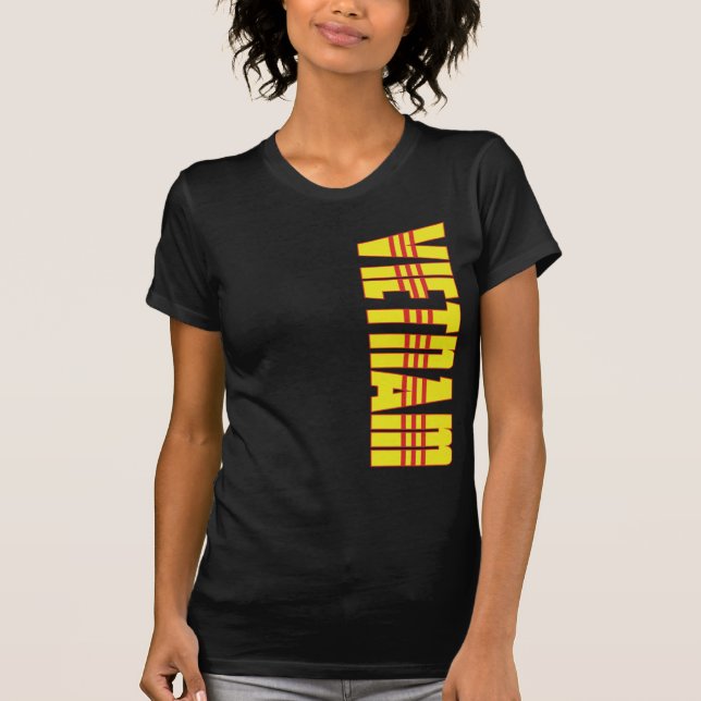 Camiseta Bandera de Vietnam del sur (Anverso)