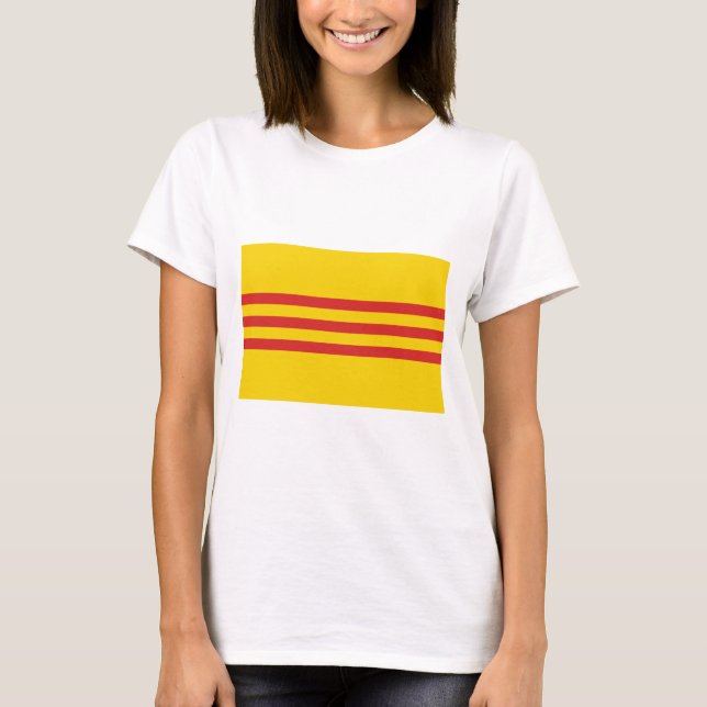 Camiseta Bandera de Vietnam del sur (Anverso)