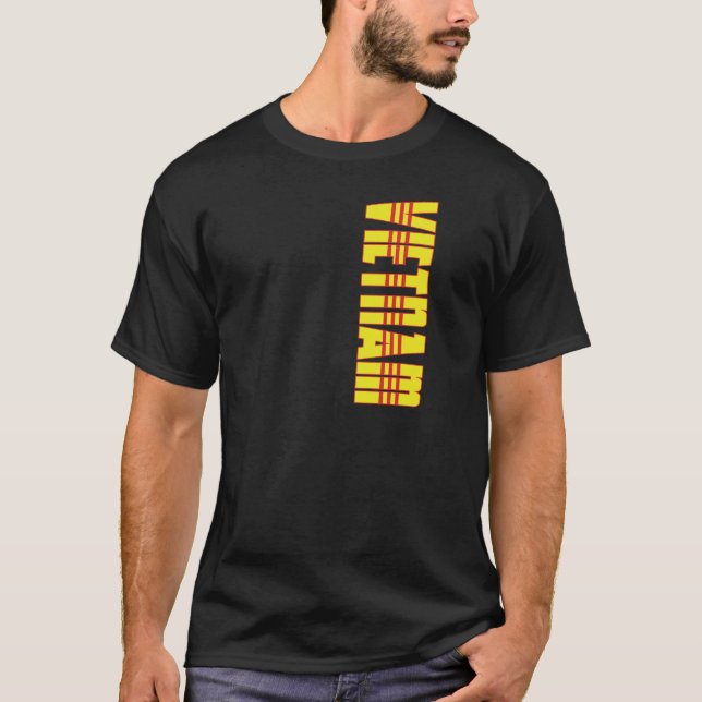 Camiseta Bandera de Vietnam del sur (Anverso)