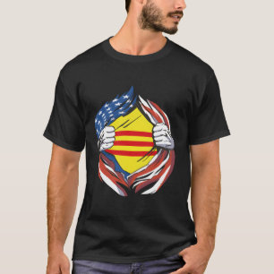 Camiseta Bandera De Vietnam Del Sur Norteamericano Orgullos