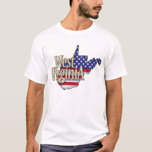 Camiseta Bandera de Virginia Occidental