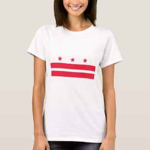 Camiseta Bandera de Washington D.C. (Distrito de Columbia)