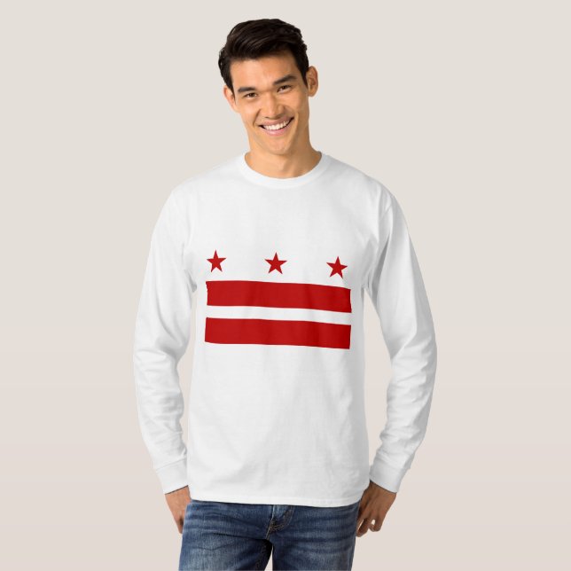Camiseta Bandera de Washington DC (Anverso completo)