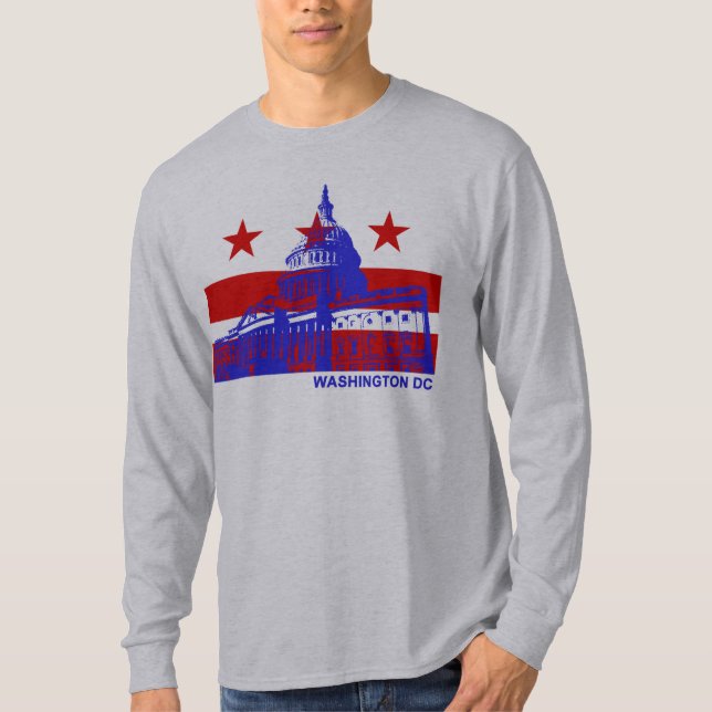 Camiseta Bandera de Washington DC (Anverso)