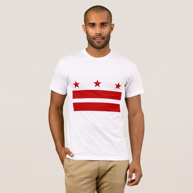 Camiseta bandera de Washington DC (Anverso completo)