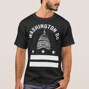 Camiseta Bandera de Washington DC Amar al Capitolio Colina 