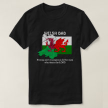 Bandera de WELSH DAD del personalizable de Gales