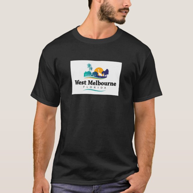 Camiseta Bandera de West Melbourne Florida (Anverso)