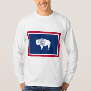 Camiseta Bandera de Wyoming