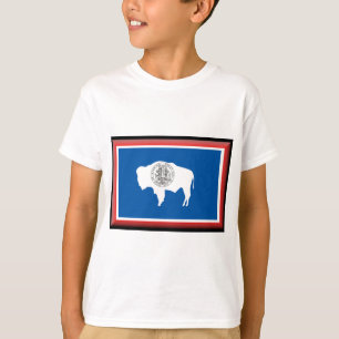 Camiseta Bandera de Wyoming
