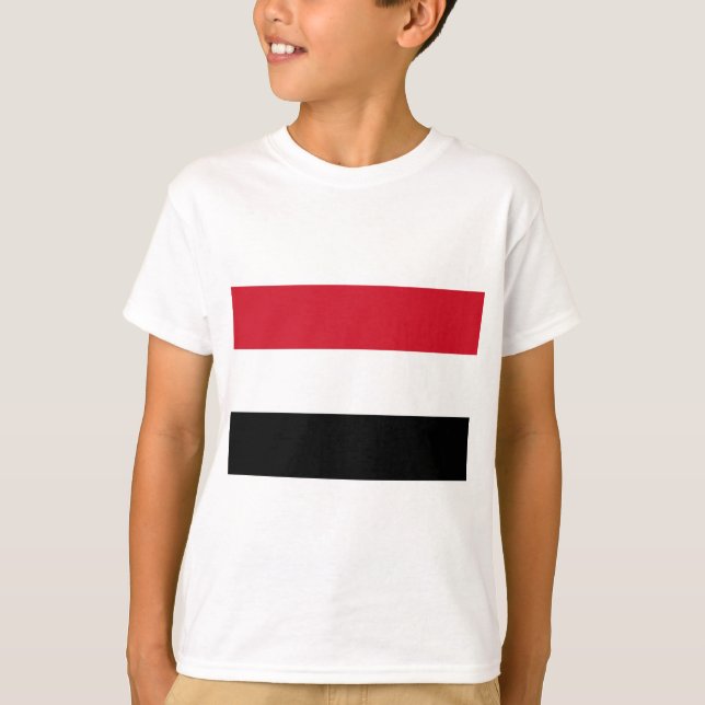 Camiseta Bandera de Yemen (Anverso)