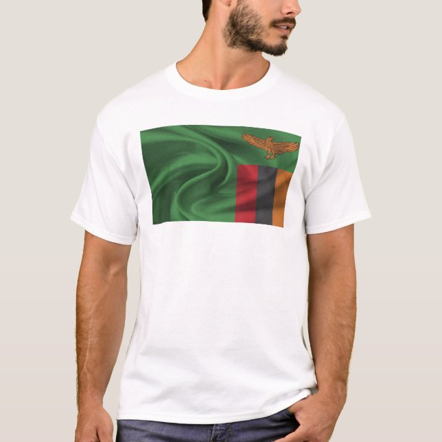Camiseta Bandera De Zambia (Anverso)