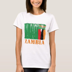 Camiseta Bandera de Zambia