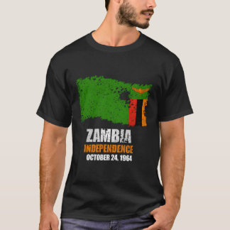 Camiseta Bandera de Zambia Independencia de Zambia
