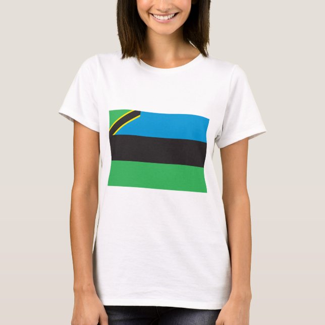 Camiseta Bandera de Zanzíbar (Anverso)