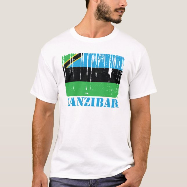 Camiseta Bandera de Zanzíbar (Anverso)