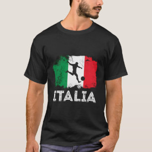 Camiseta Bandera de zigzag del fútbol italiano
