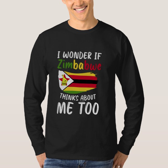 Camiseta Bandera de Zimbabue (Anverso)