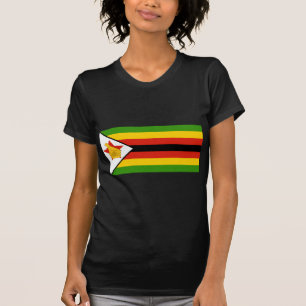 Camiseta bandera de zimbabue