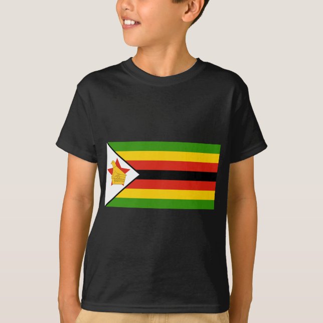 Camiseta bandera de zimbabue (Anverso)