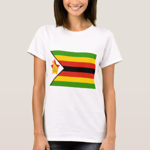 Camiseta Bandera de Zimbabue