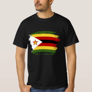 Camiseta Bandera de Zimbabue