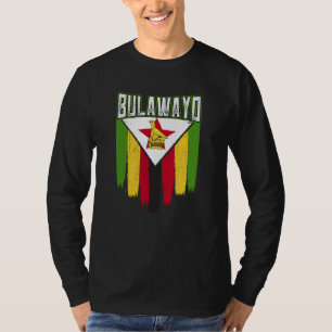 Camiseta Bandera de Zimbabue de Bulawayo