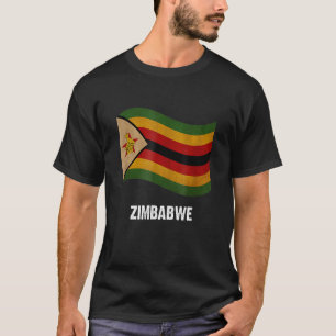 Camiseta Bandera de Zimbabue vintage Orgullo zimbabuense