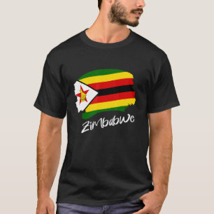 Camiseta Bandera de Zimbabue Zimbabue