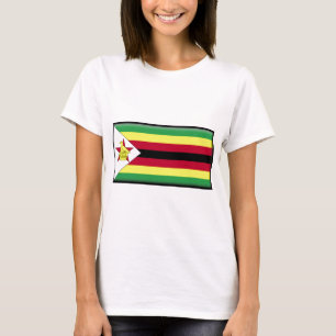 Camiseta Bandera de Zimbabwe