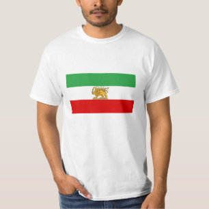 Camiseta Bandera del شیروخورشید de Persia/de Irá