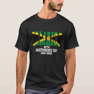 Camiseta Bandera del 60º Día de la Independencia de Jamaica