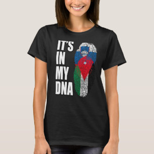 Camiseta Bandera Del Adn Del Patrimonio Vintage Esloveno Y