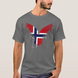Camiseta Bandera del águila noruega