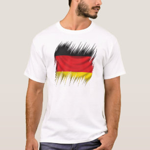Camiseta Bandera del alemán de las trituradoras