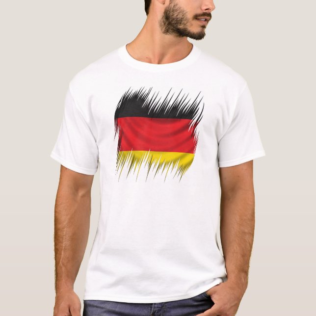 Camiseta Bandera del alemán de las trituradoras (Anverso)